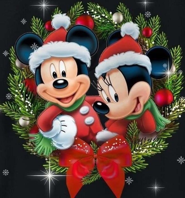 Mickey et minnie noel